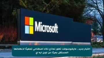 اختبار جديد.. مايكروسوفت تطور نماذج ذكاء اصطناعي تمهيدًا لانطلاقها المستقل بعيدًا عن أوبن إيه آي